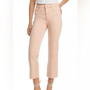 DL1961 Patti Straight High-Rise Vintage Ankle Bellini Raw Jeans Women's 32 NWOT